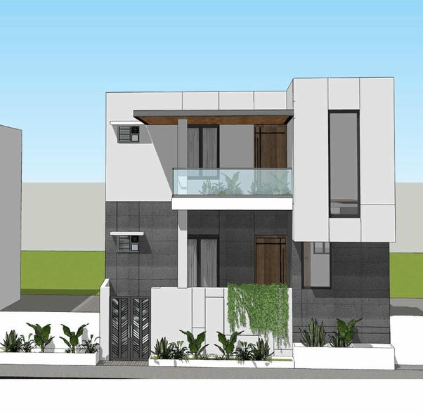 Mr. Rasik Exterior Elevation (Concept 3)